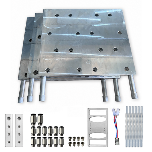 New High-Quality Aluminum Water Cooling Kit, Radiator & Water Block, Compatible with ANT T21 190T Miner, Supports Overclocking up to 290T