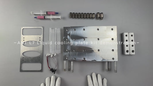 New High-Quality Water Cooling Kit, Aluminum Radiator & Water Block, Compatible with ANT L7 9050M Miner