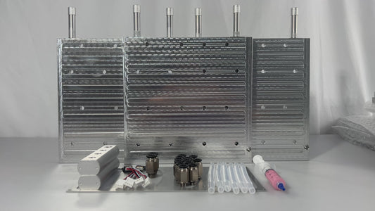 New High-Quality Overclocking Water Cooling Kit, Aluminum Radiator & Water Block, Compatible with ANT S19XP 141 Miner