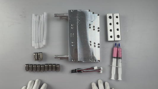 New High-Quality Water Cooling Kit, Aluminum Radiator & Water Block, Compatible with ANT Z11 135K Miner