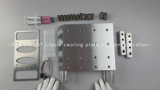 Water Cooling Kit for Antminer S19 95T, Air-to-Water Cooling Retrofit Conversion